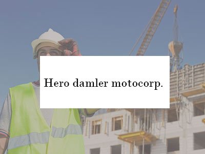 Hero damler motocorp.